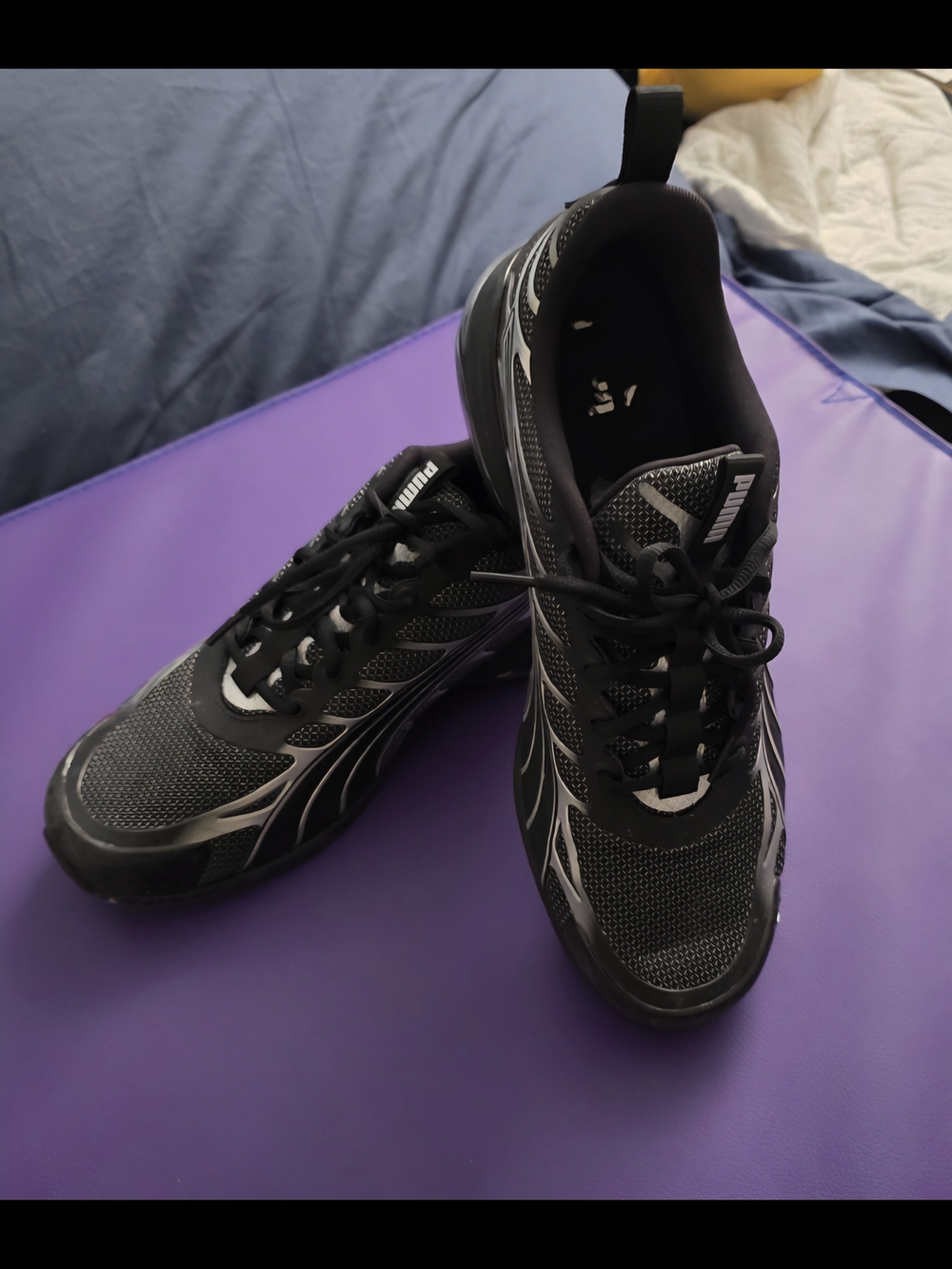 Puma Men’s Black Athletic Running Shoes
